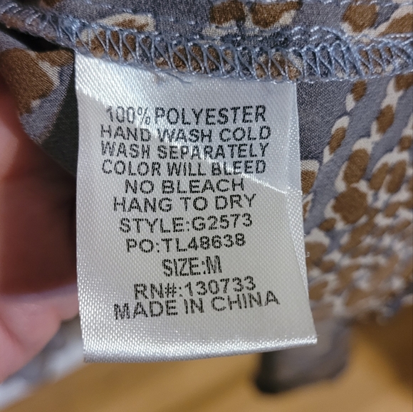 Umgee long boho duster kimono flowy style bell sleeve cardigan size Medium - Picture 11 of 16